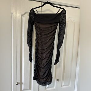 Off the Shoulder Le Chateau dress